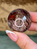 High Quality Red & Pink Garden Quartz Sphere