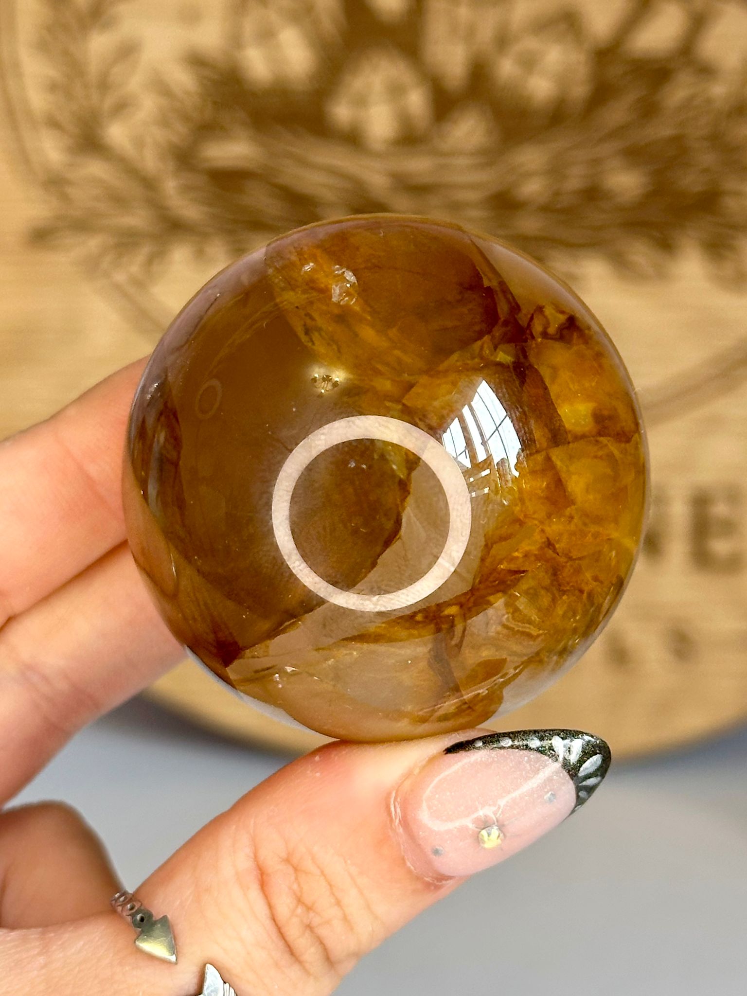 Golden Healer Quartz Sphere