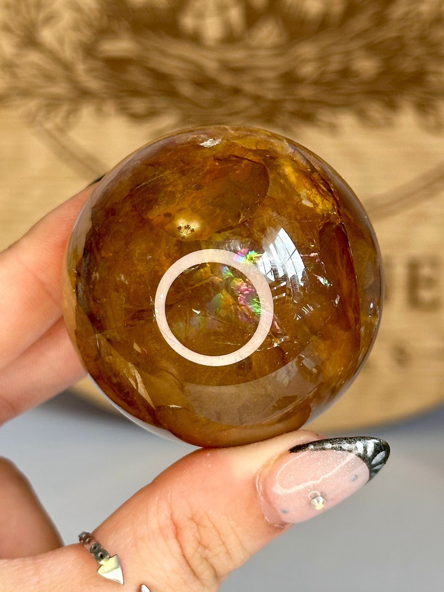 Golden Healer Quartz Sphere