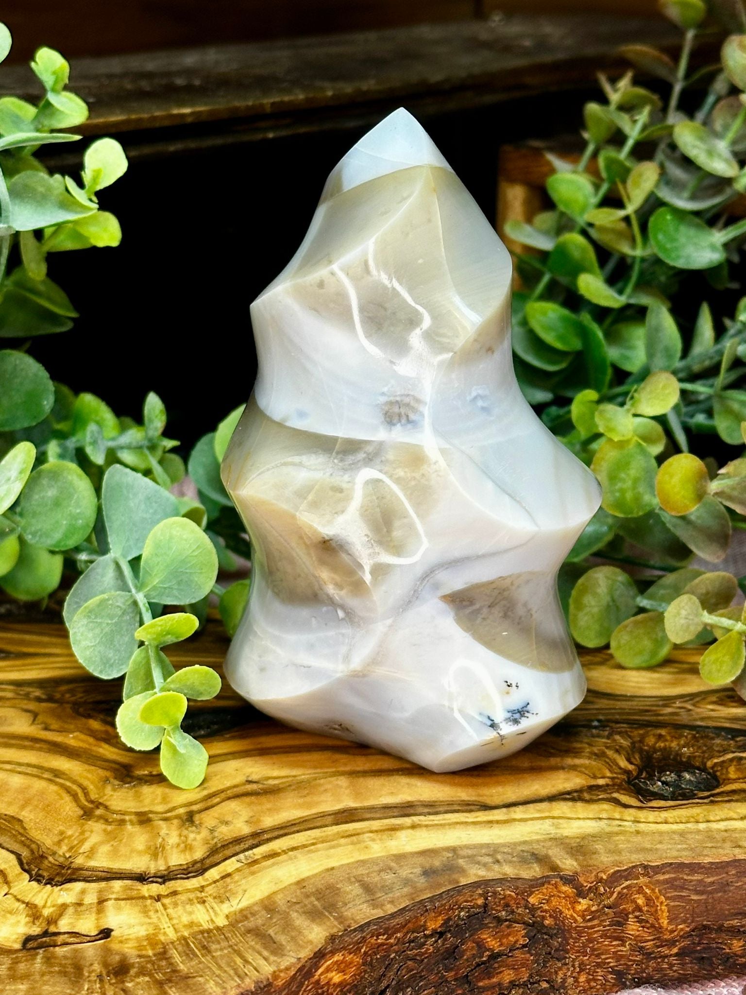 Dendritic Agate Flame