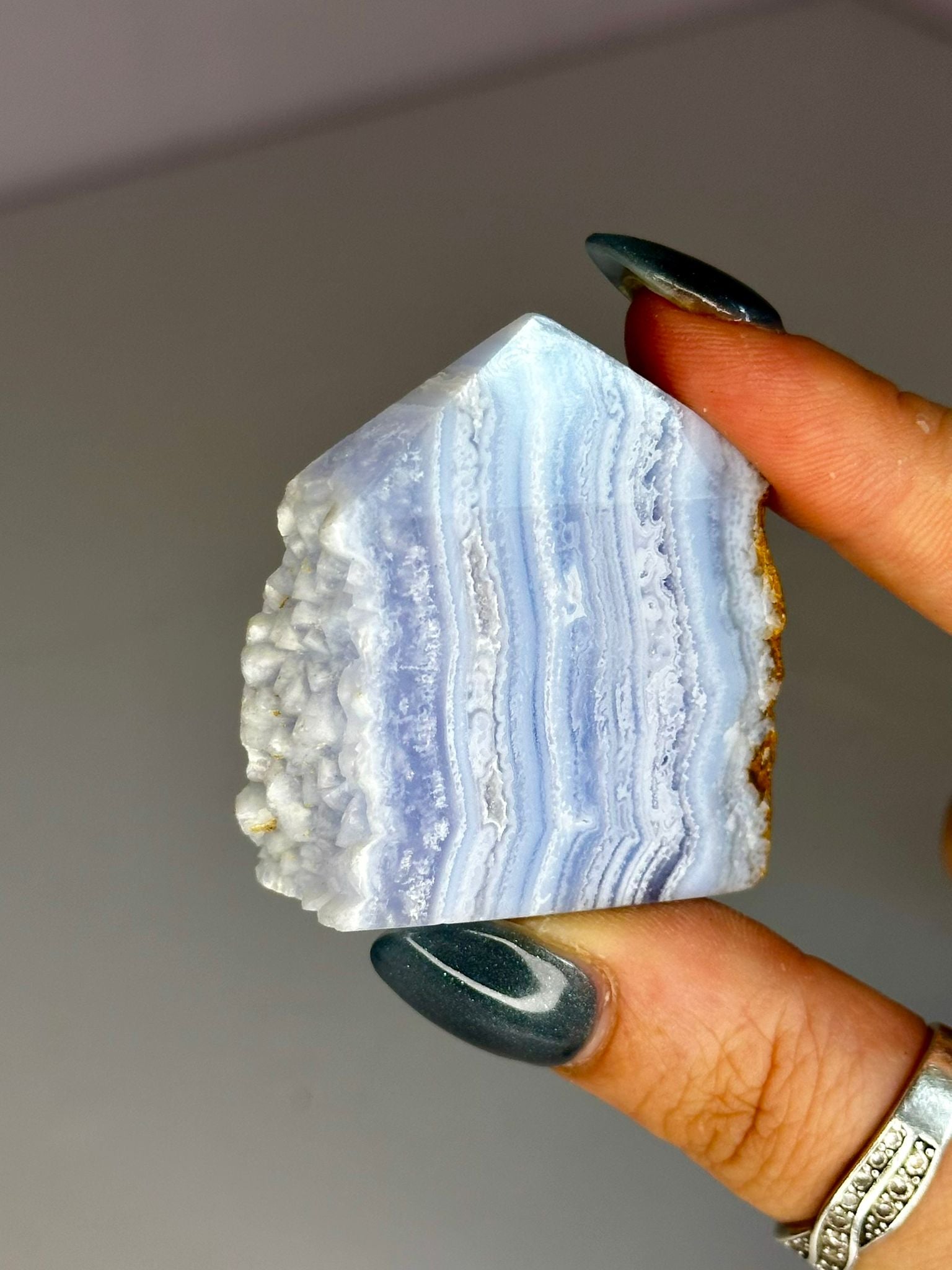 Blue Lace Agate Tower #2