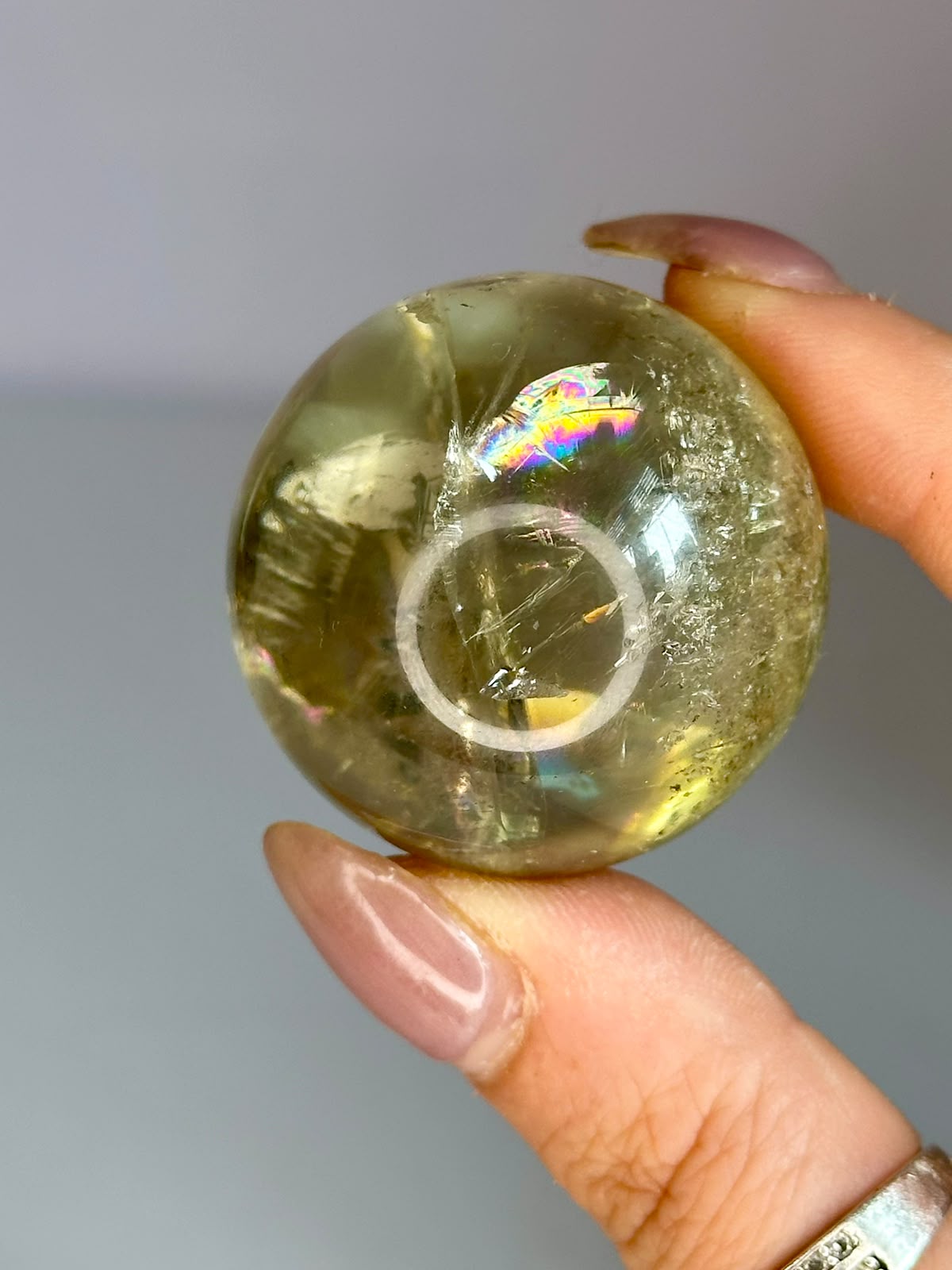 Rainbow Citrine Sphere