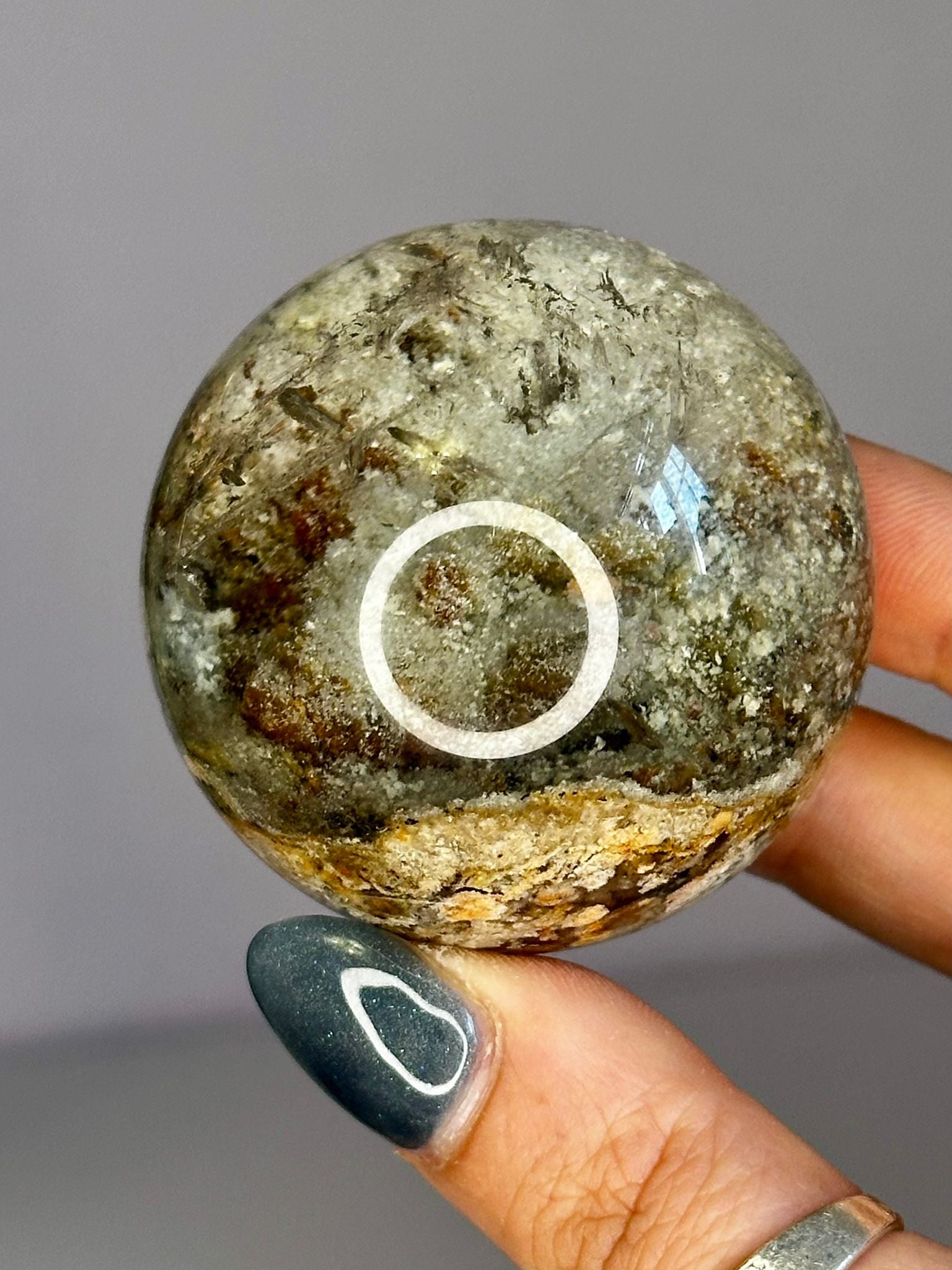 Exceptional White Garden Quartz Sphere