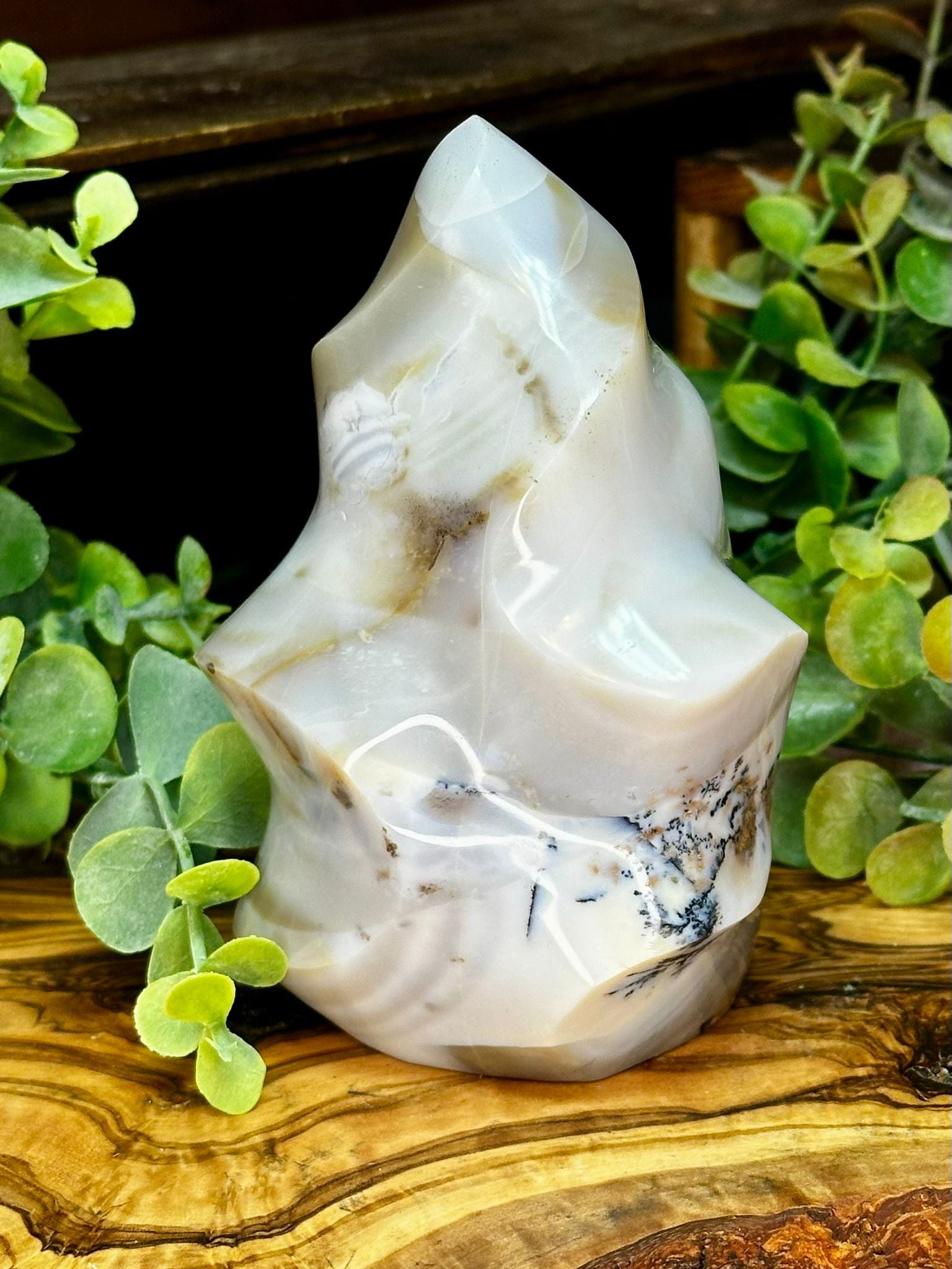 Dendritic Agate Flame