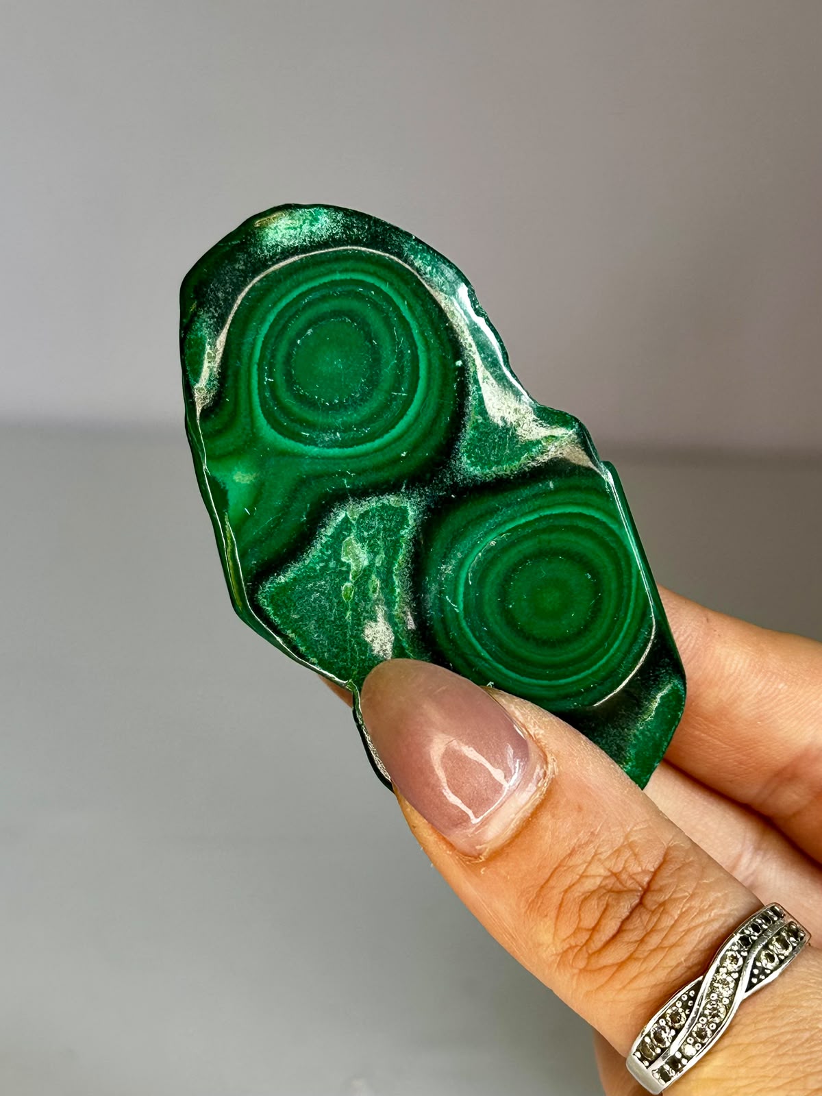 Natural Malachite Slice