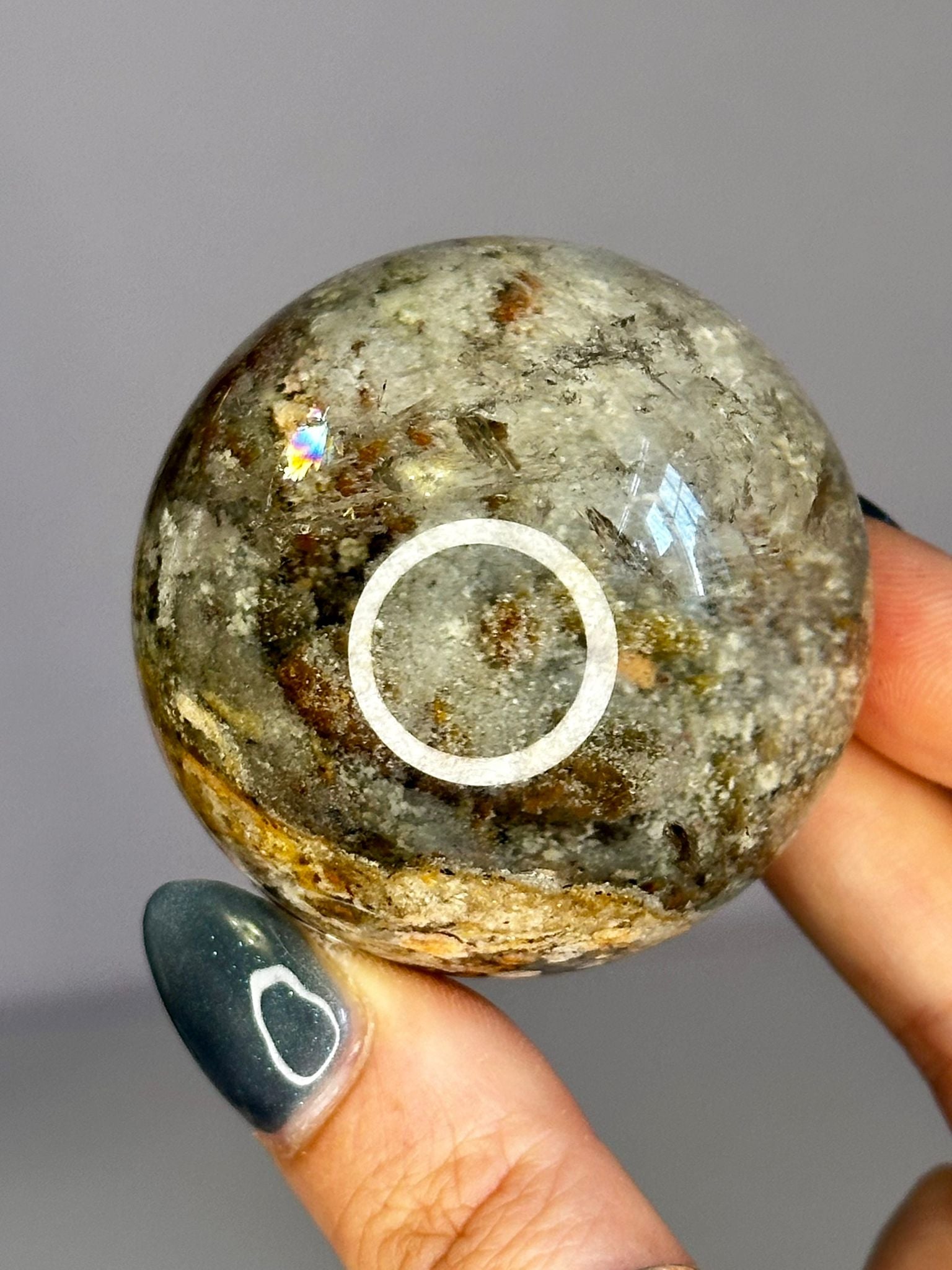 Exceptional White Garden Quartz Sphere