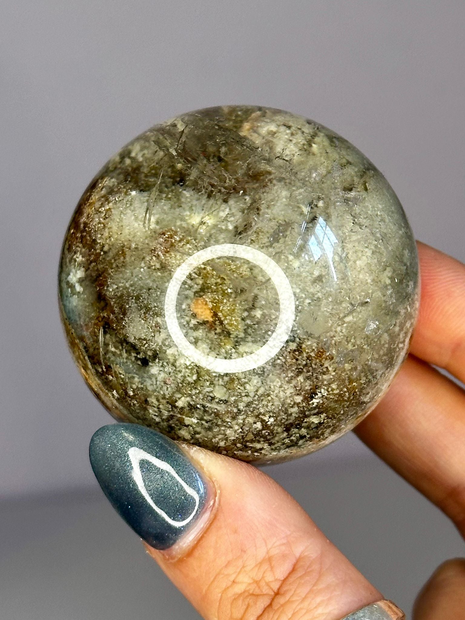 Exceptional White Garden Quartz Sphere