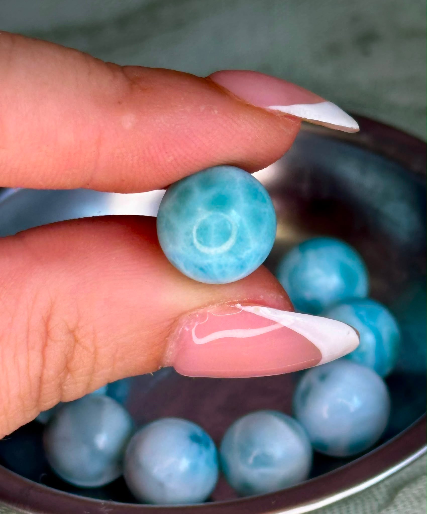 Mini AA Grade Larimar Sphere
