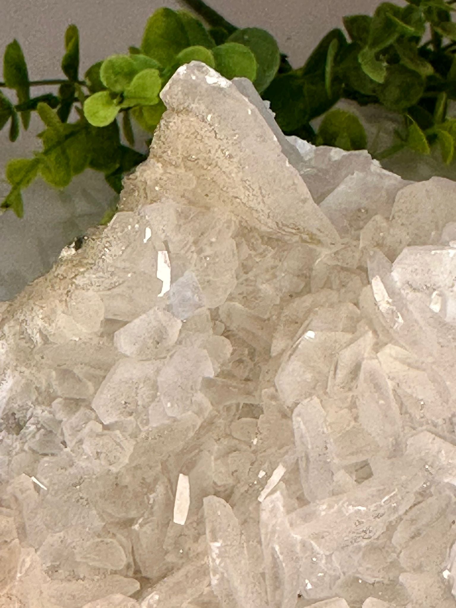 Angel Kisses Calcite Cluster with Pyrite Glitter #2