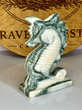 Grey Vein Jasper Seahorse #2