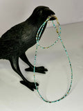 Turquoise Faceted Bracelet & Choker Set