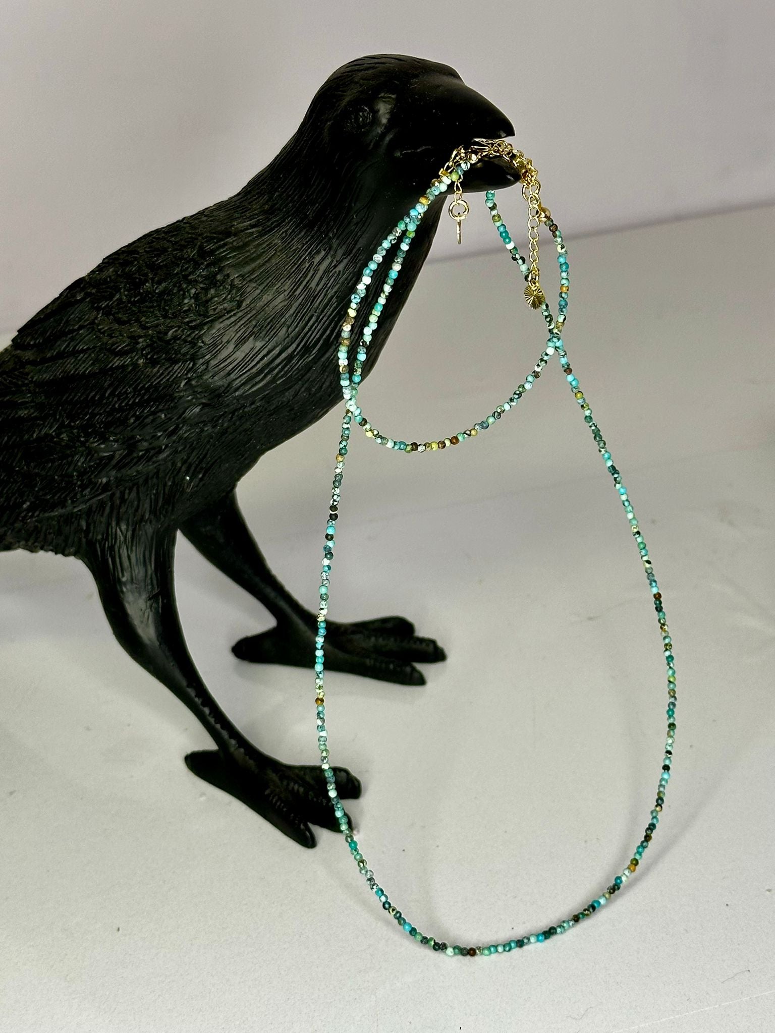Turquoise Faceted Bracelet & Choker Set