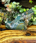 Druzy Ocean Jasper Dragon Head Carving