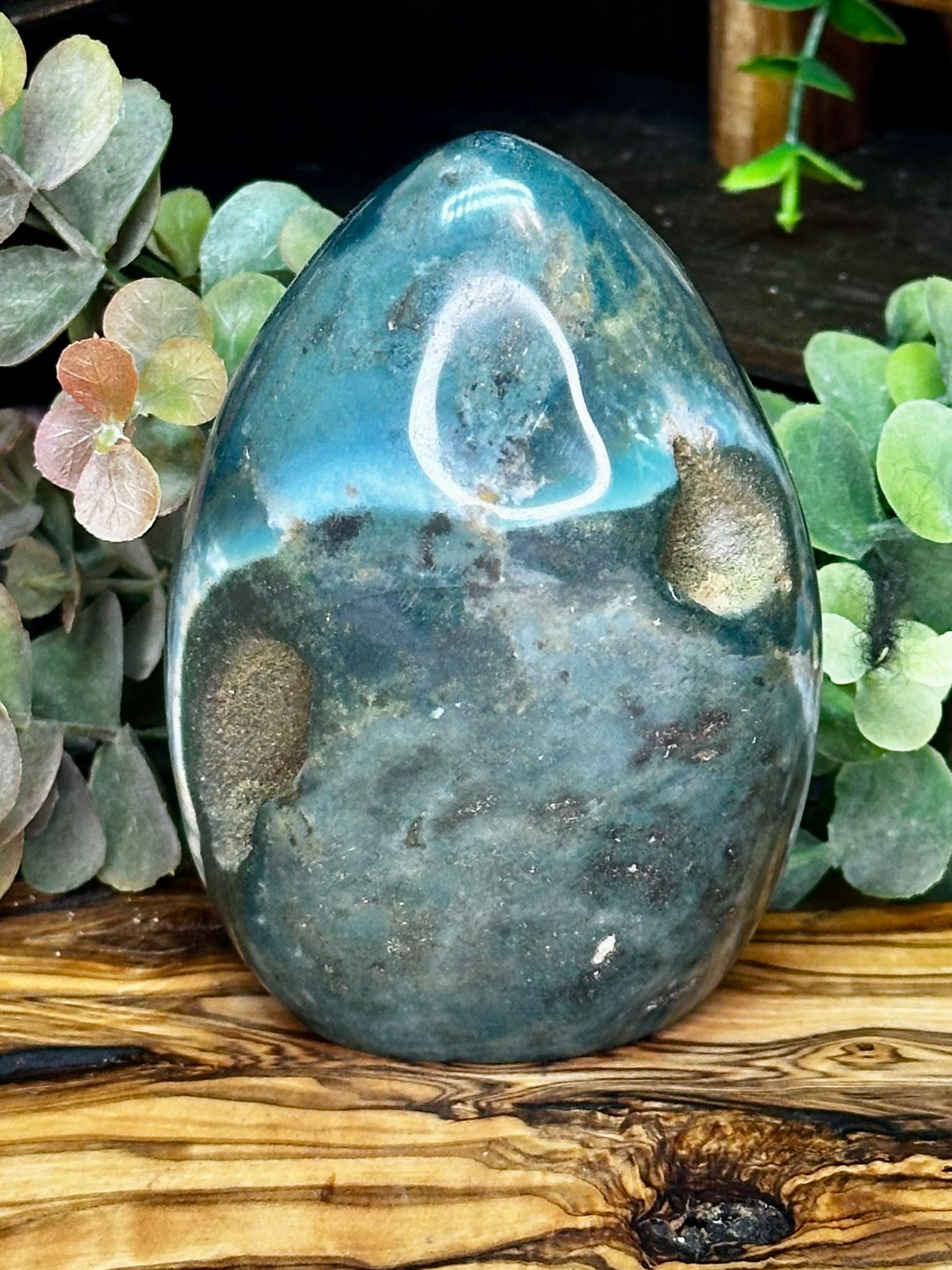 Large Pink & Blue Ocean Jasper Freeform