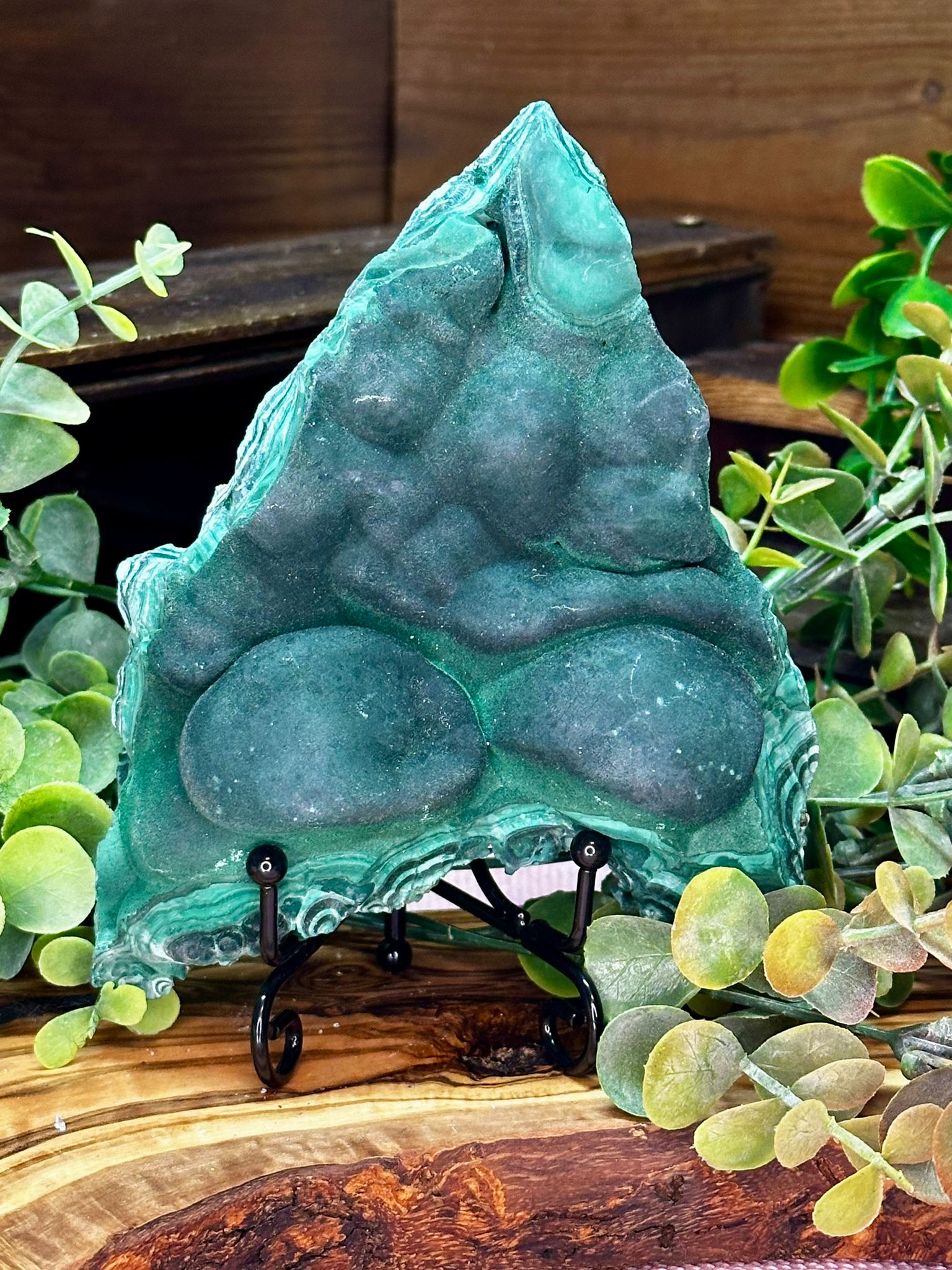 Large Velvet Malachite Raw Specimen