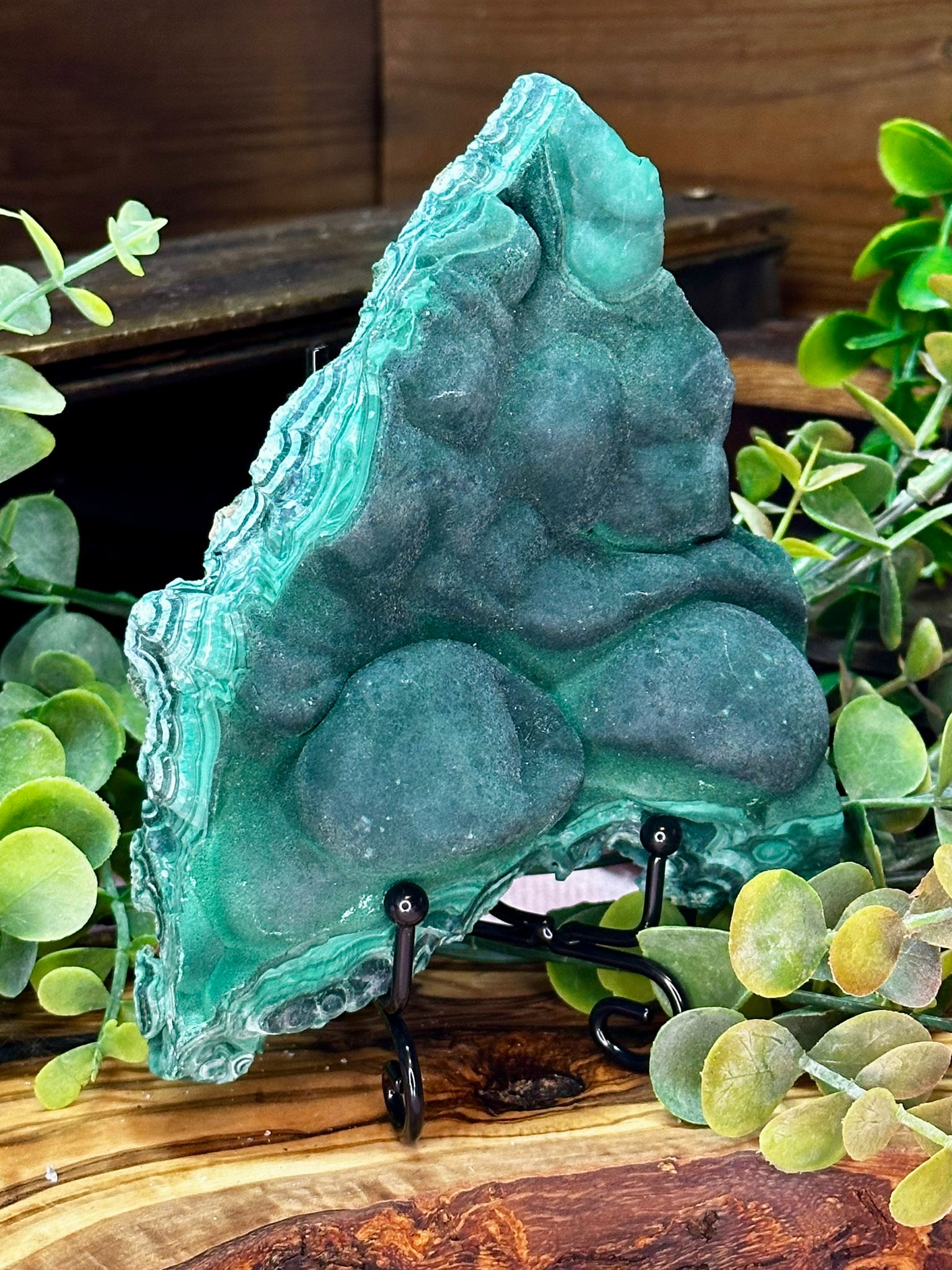 Large Velvet Malachite Raw Specimen
