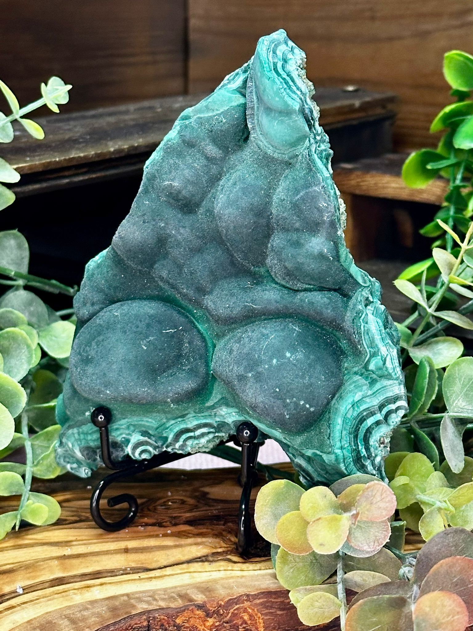 Large Velvet Malachite Raw Specimen