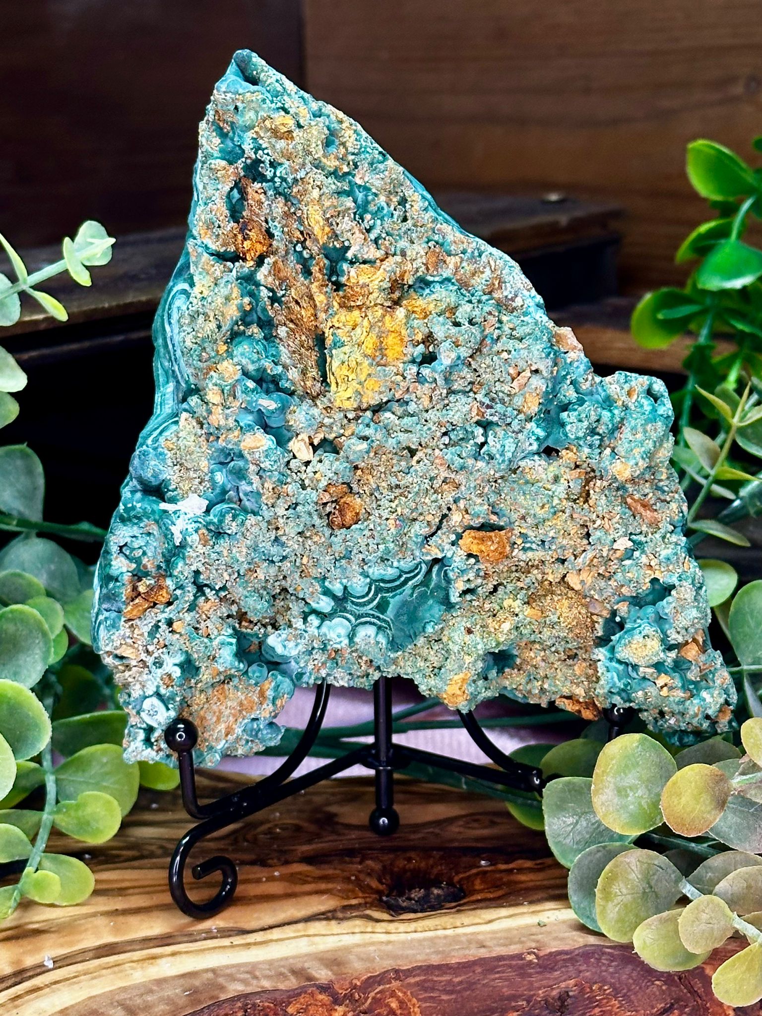 Large Velvet Malachite Raw Specimen