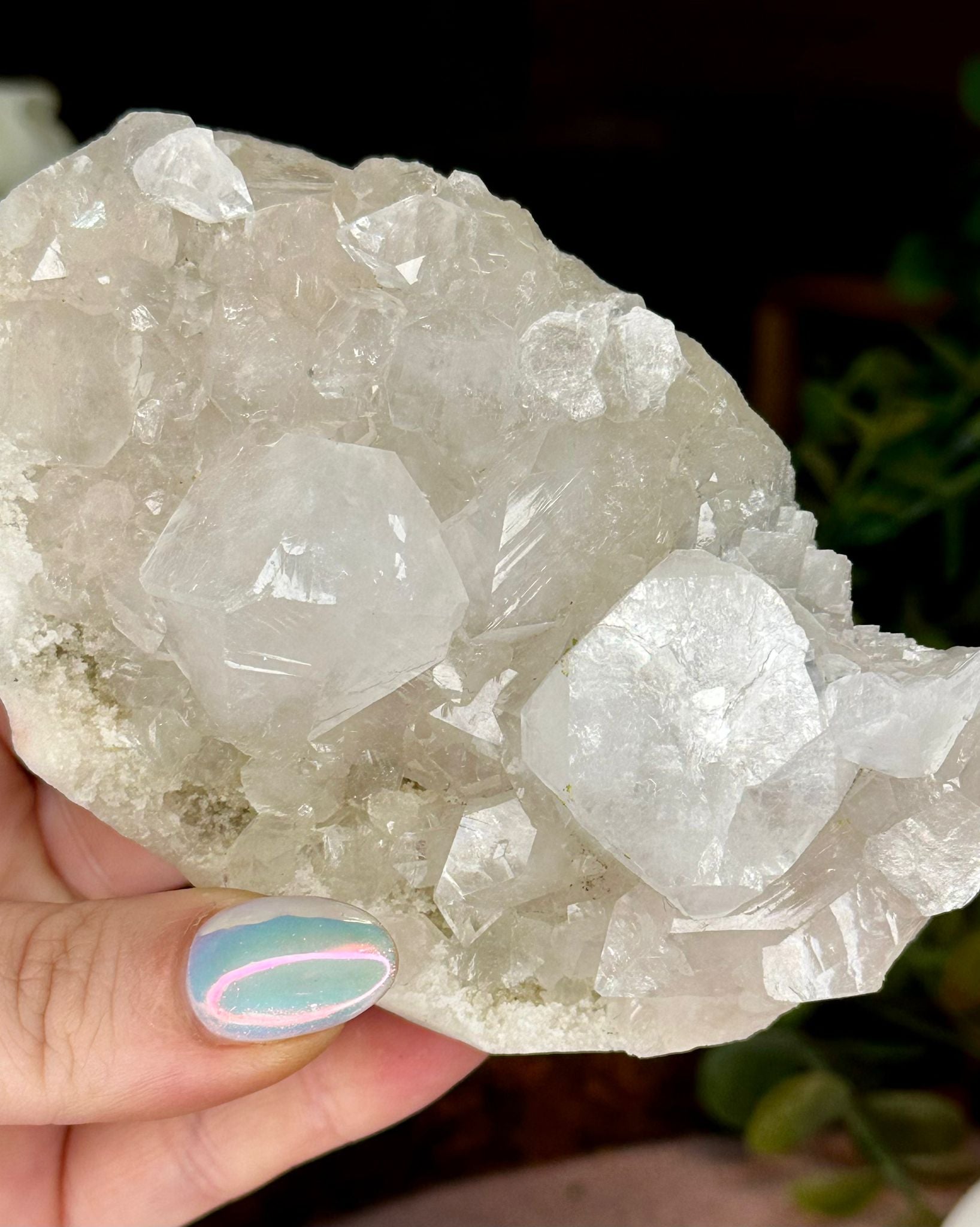 Natural Indian Apophyllite Crystal