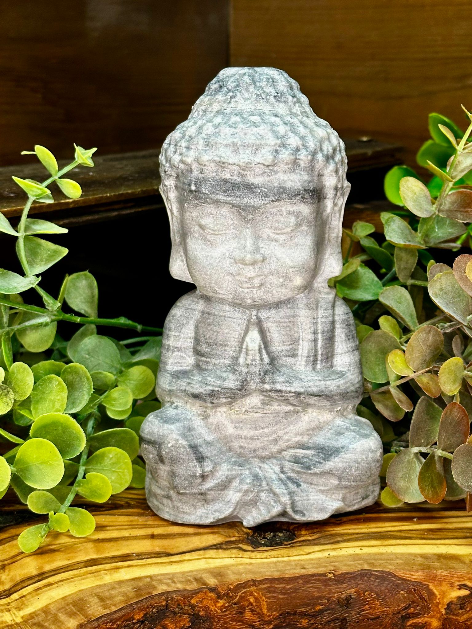 Large Thai Chi Jasper Buddha