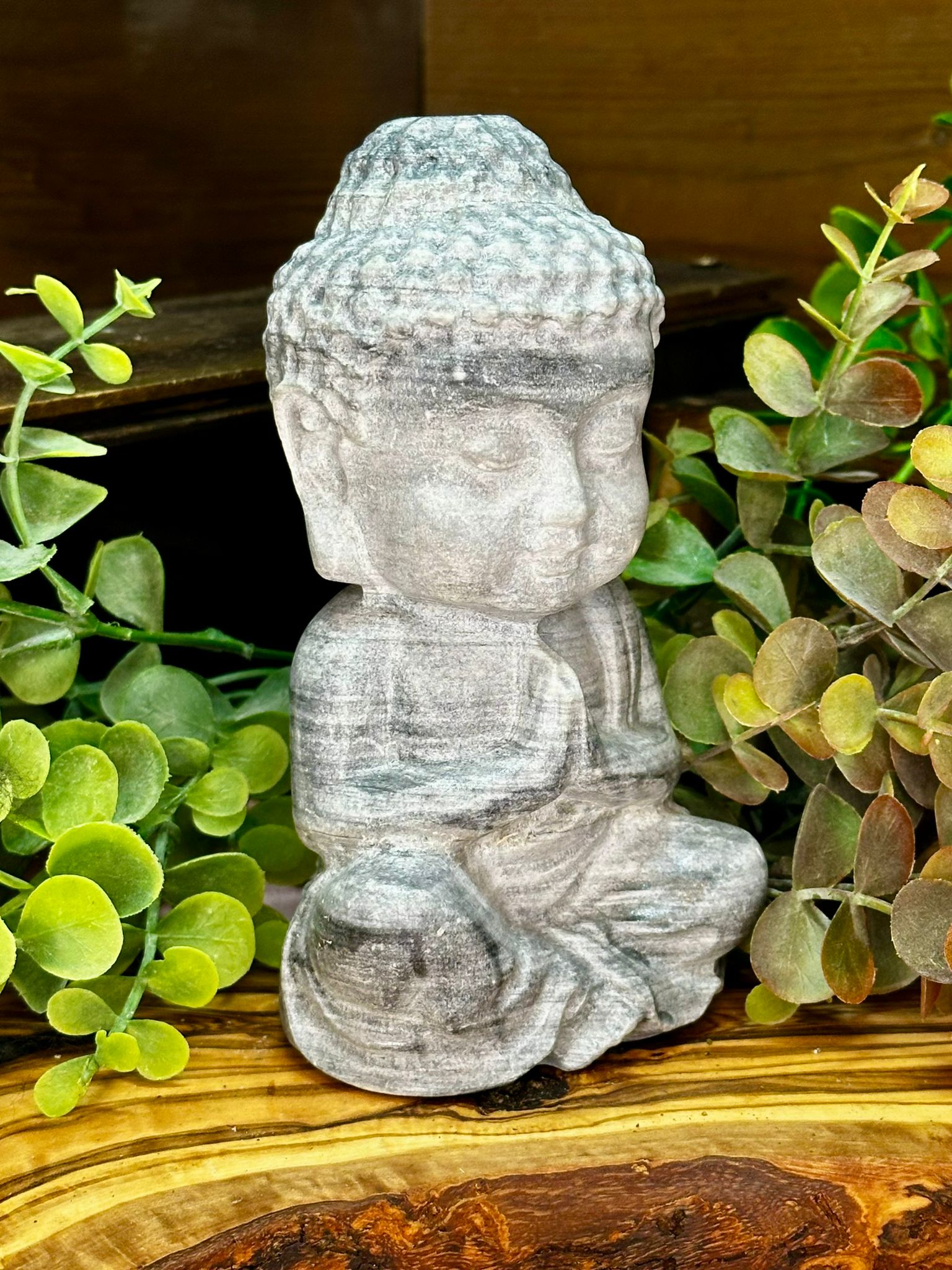 Large Thai Chi Jasper Buddha