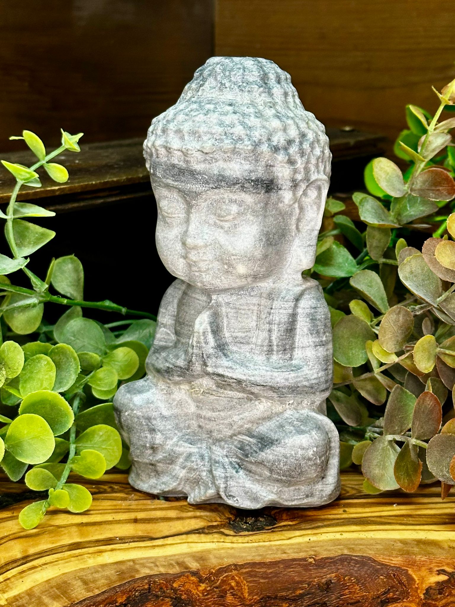 Large Thai Chi Jasper Buddha