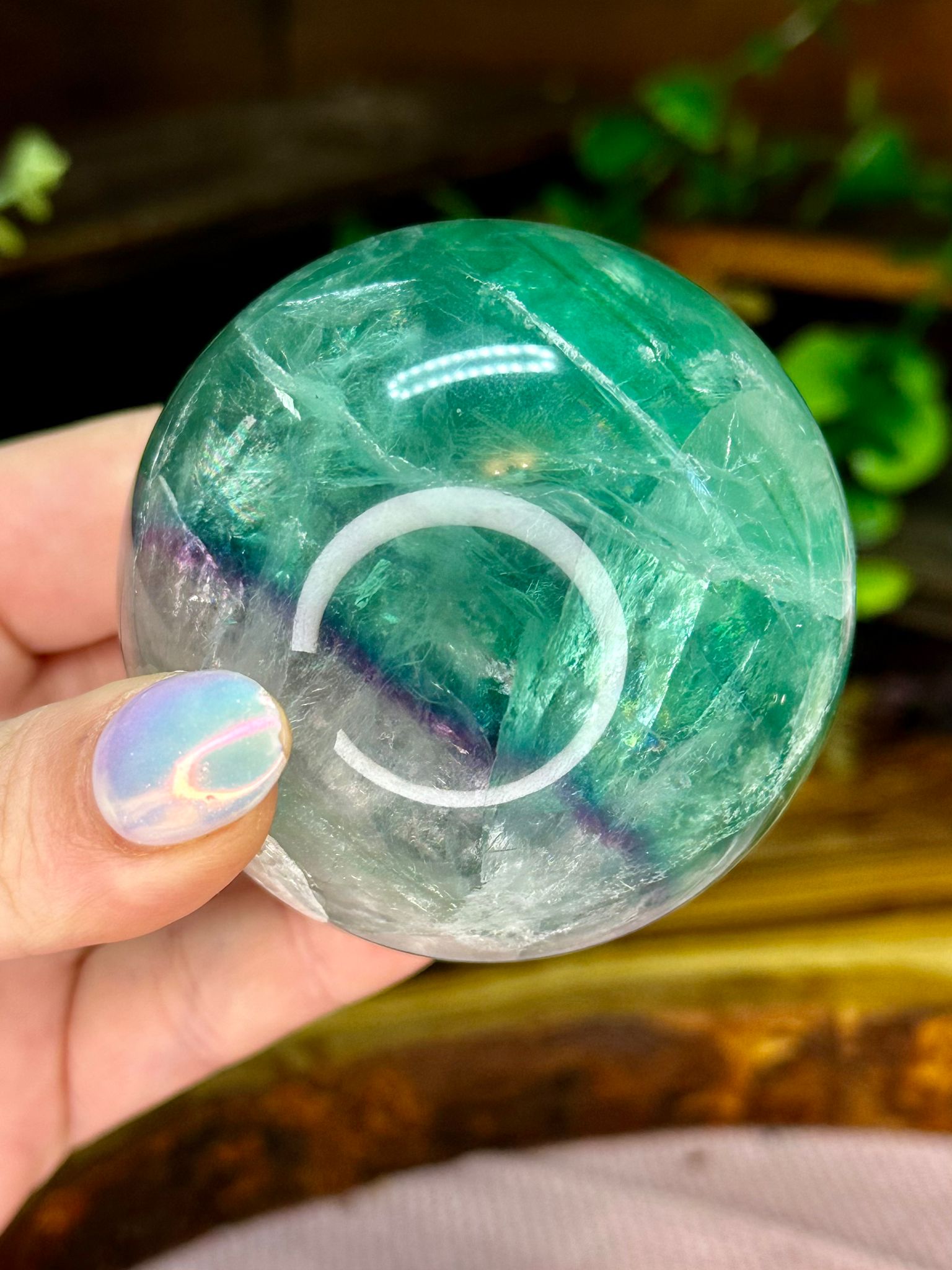 Rainbow Fluorite Sphere #1