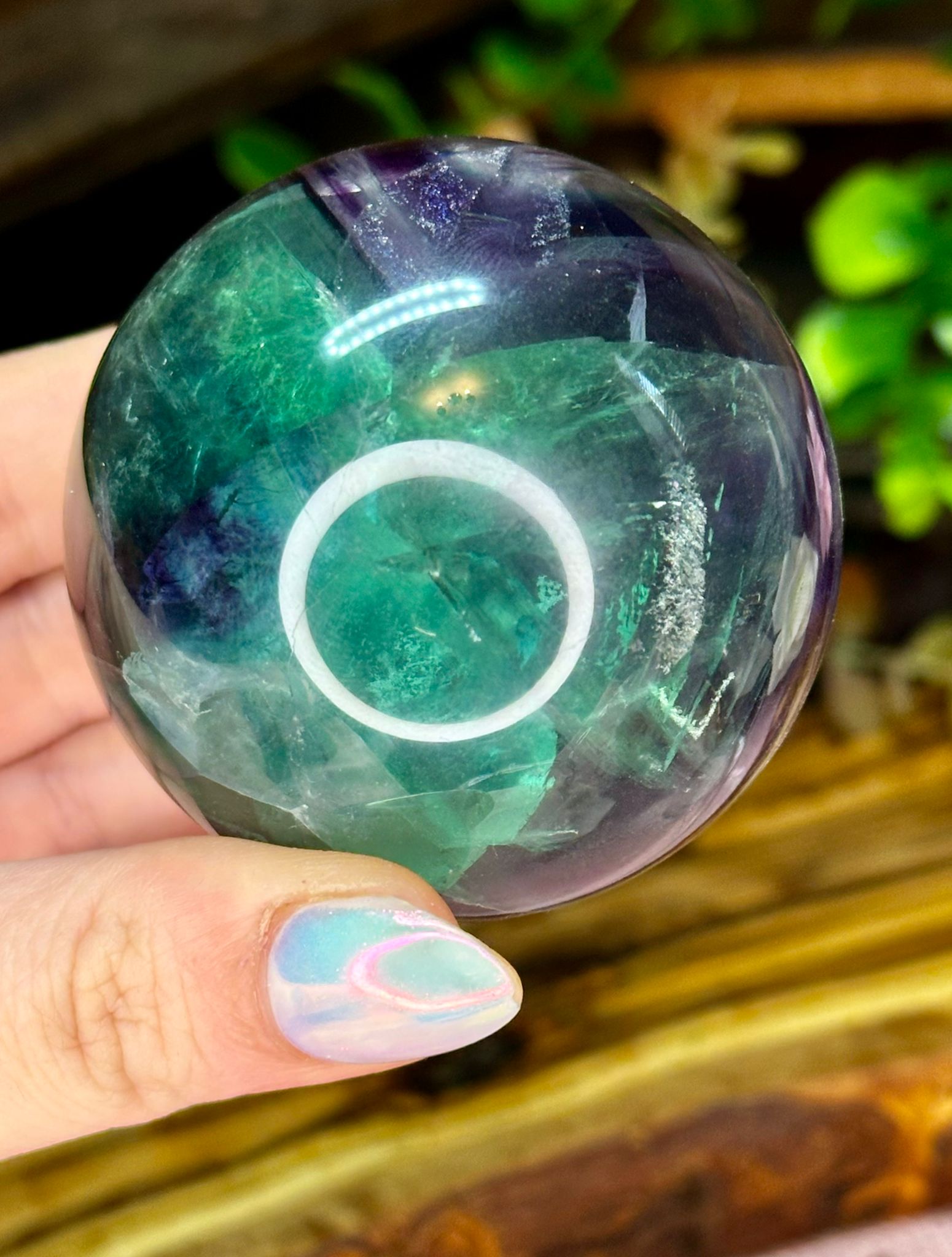 Rainbow Fluorite Sphere #2