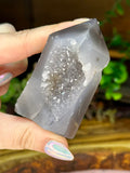 Grey Druzy Agate Point