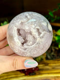 Pink Amethyst Druzy Sphere