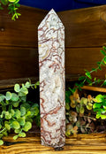 XL Druzy Mexican Lace Agate Tower