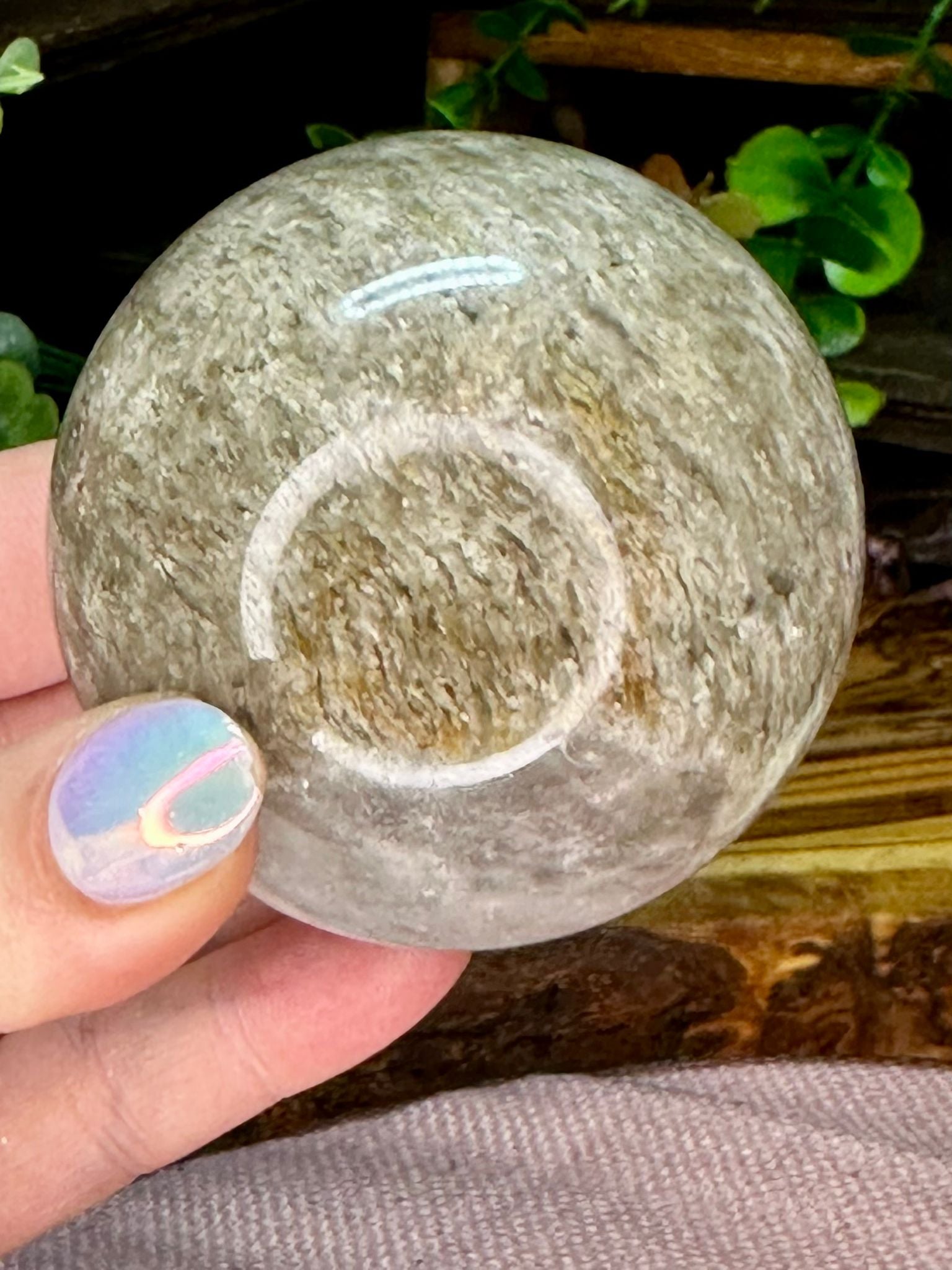 Thousand Layer Garden Quartz Sphere