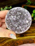Brazil amethyst druzy sphere #1