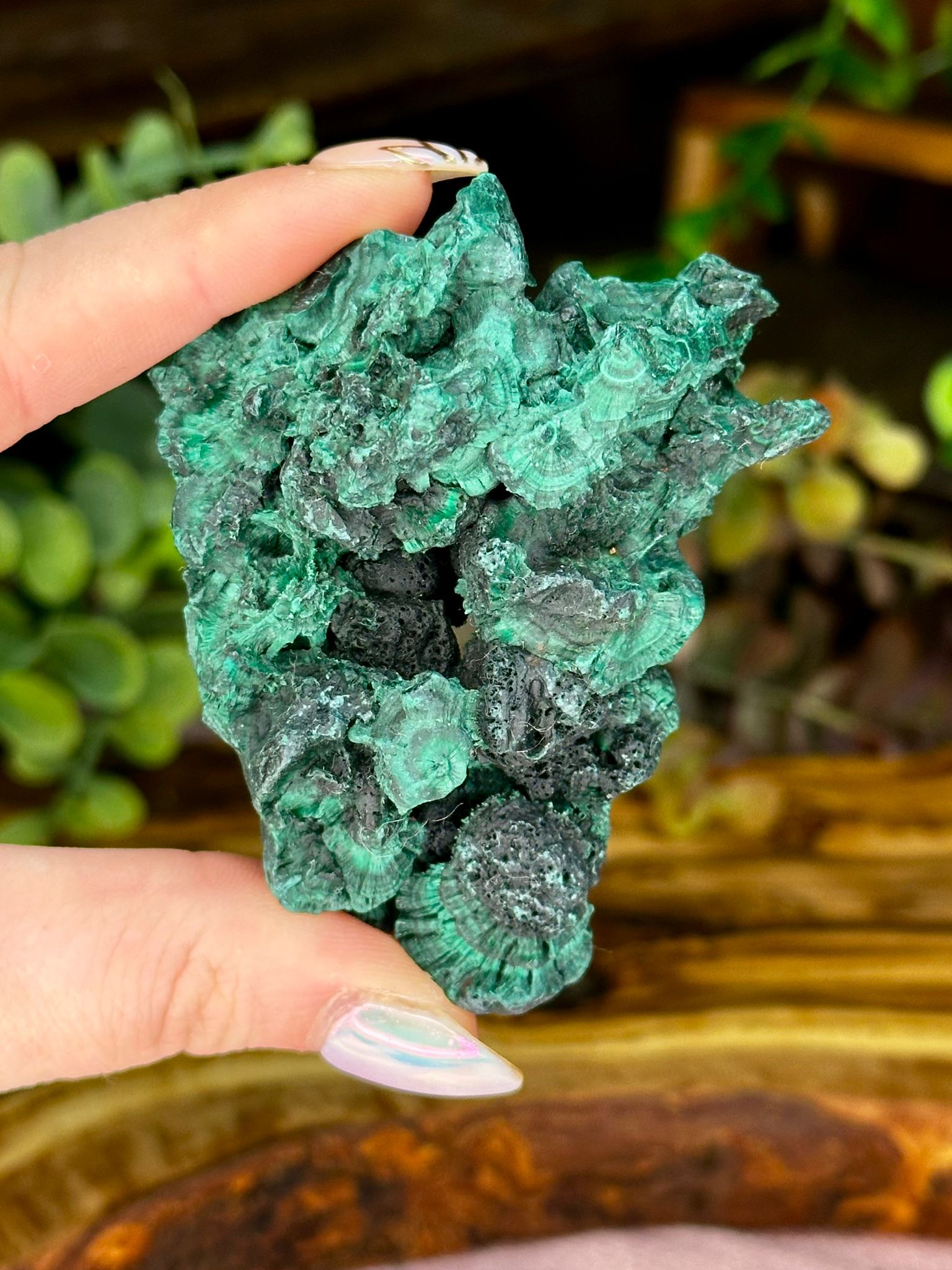 Raw Botryoidal Malachite