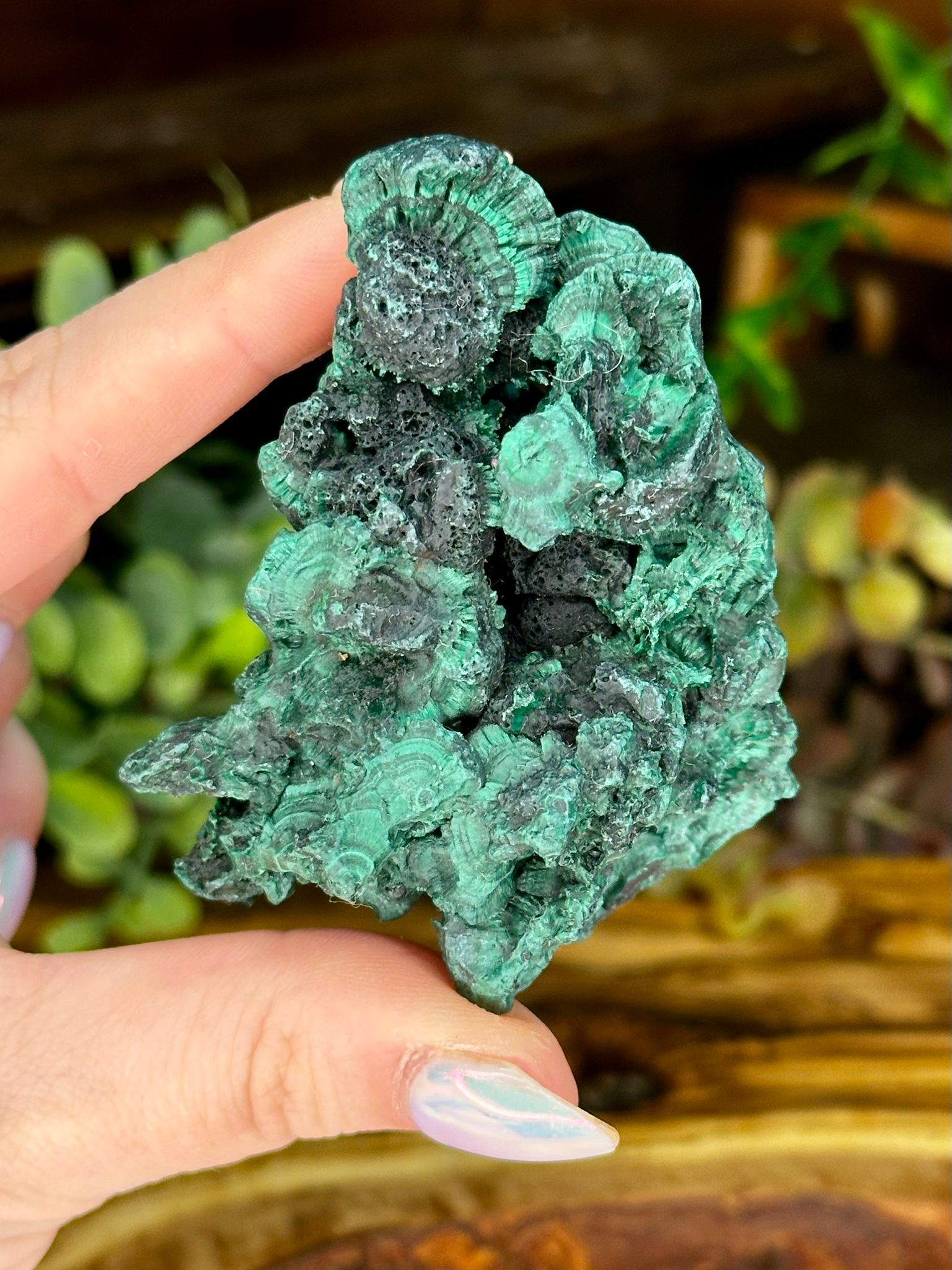 Raw Botryoidal Malachite