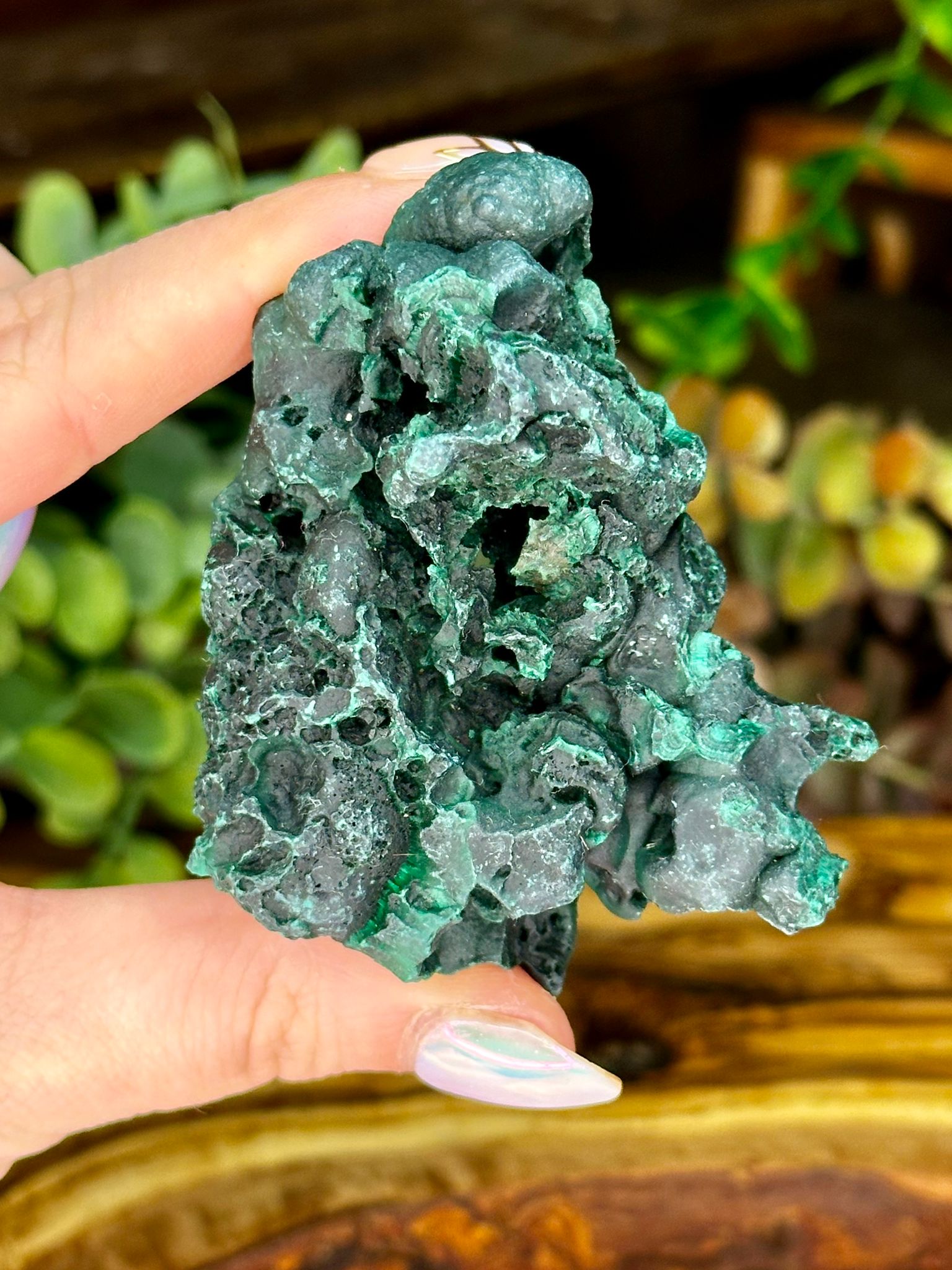 Raw Botryoidal Malachite