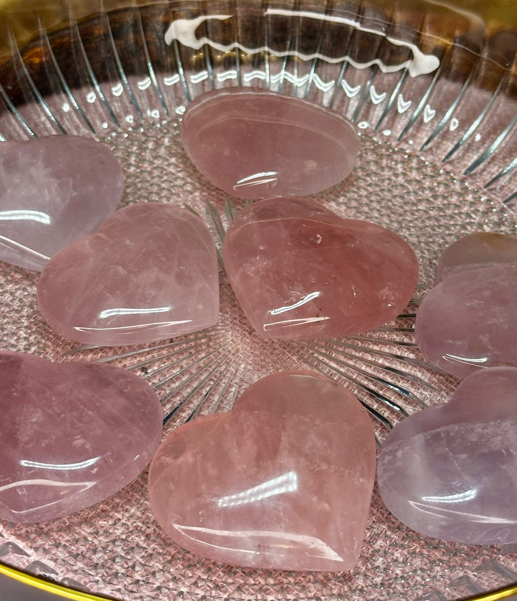 Gemmy Rose Quartz Heart - Intuitively Chosen