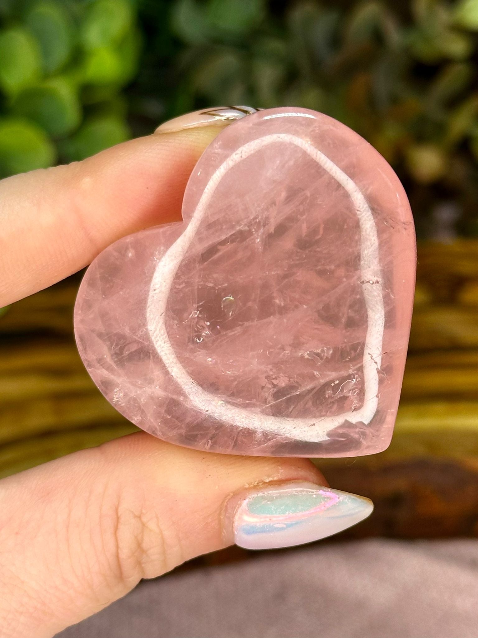 Gemmy Rose Quartz Heart - Intuitively Chosen