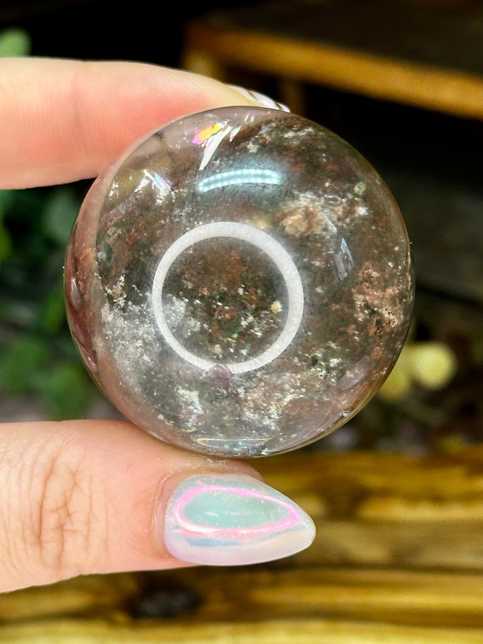 Garden Quartz Sphere #2 – Scenic Lodolite