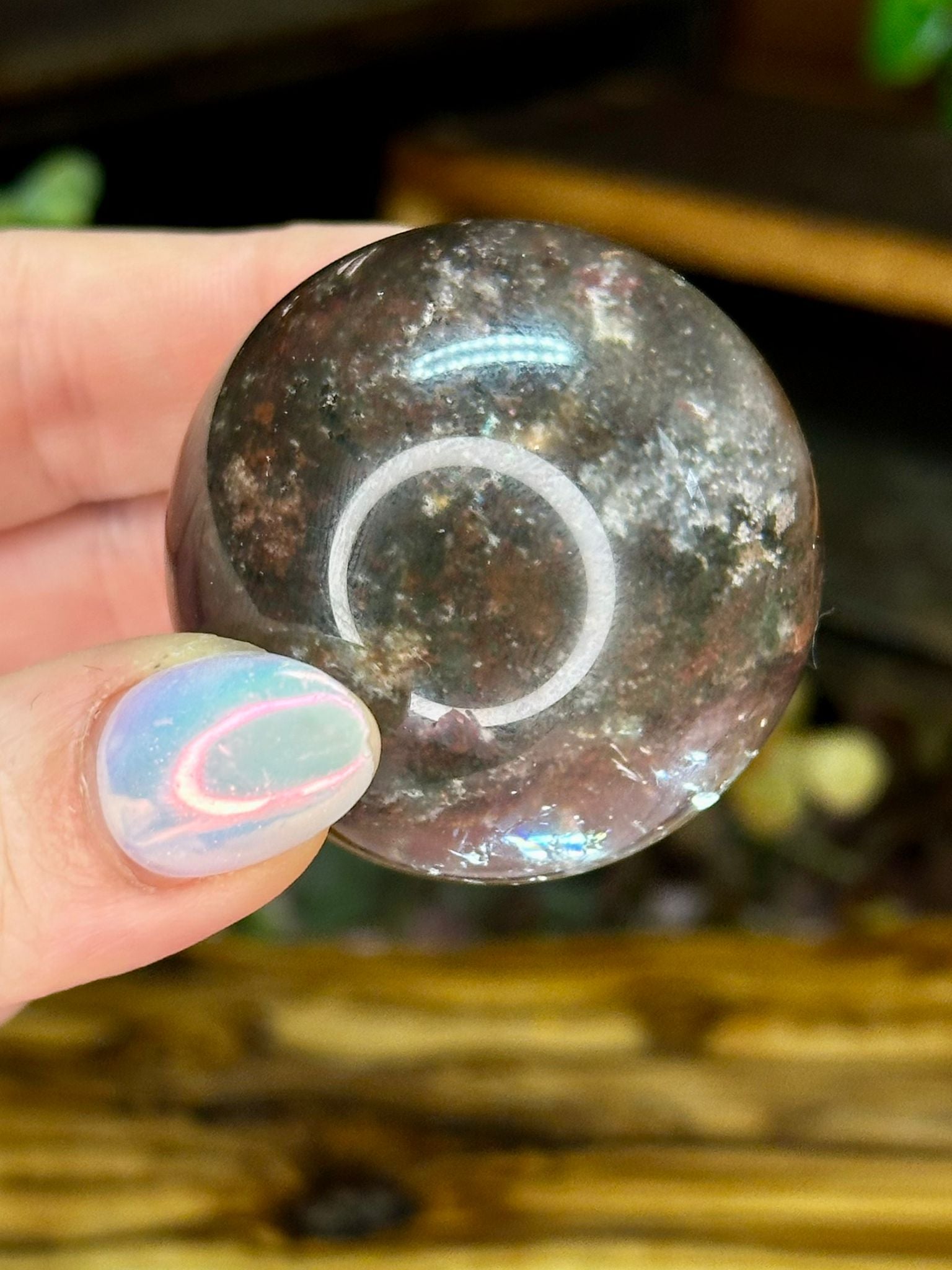 Garden Quartz Sphere #2 – Scenic Lodolite