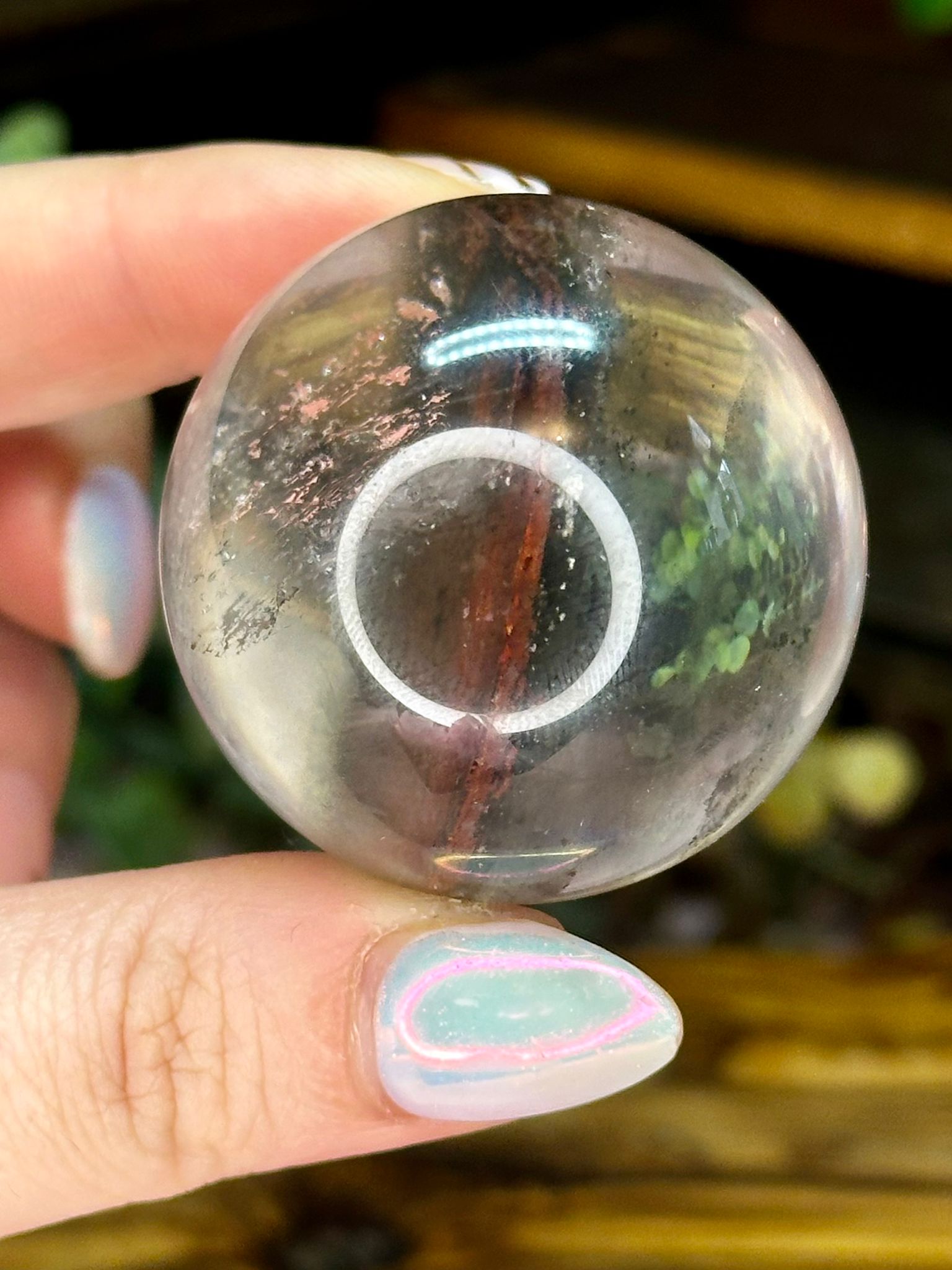 Garden Quartz Sphere #2 – Scenic Lodolite