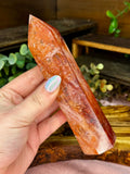 Fire Quartz Tower – Hematoid Quartz
