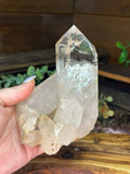 Large Clear Quartz Cluster with Rainbows – Natural Quartz Formation