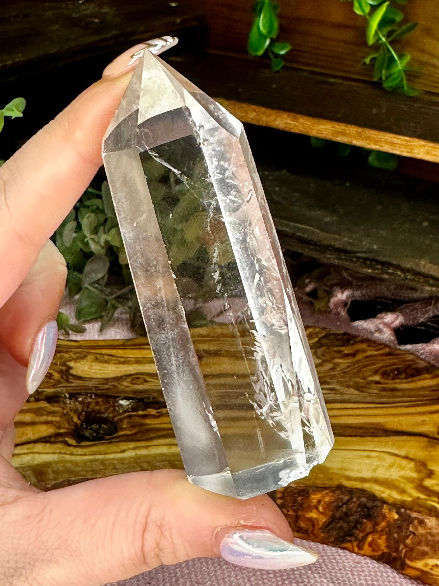 Clear Quartz Tower #1