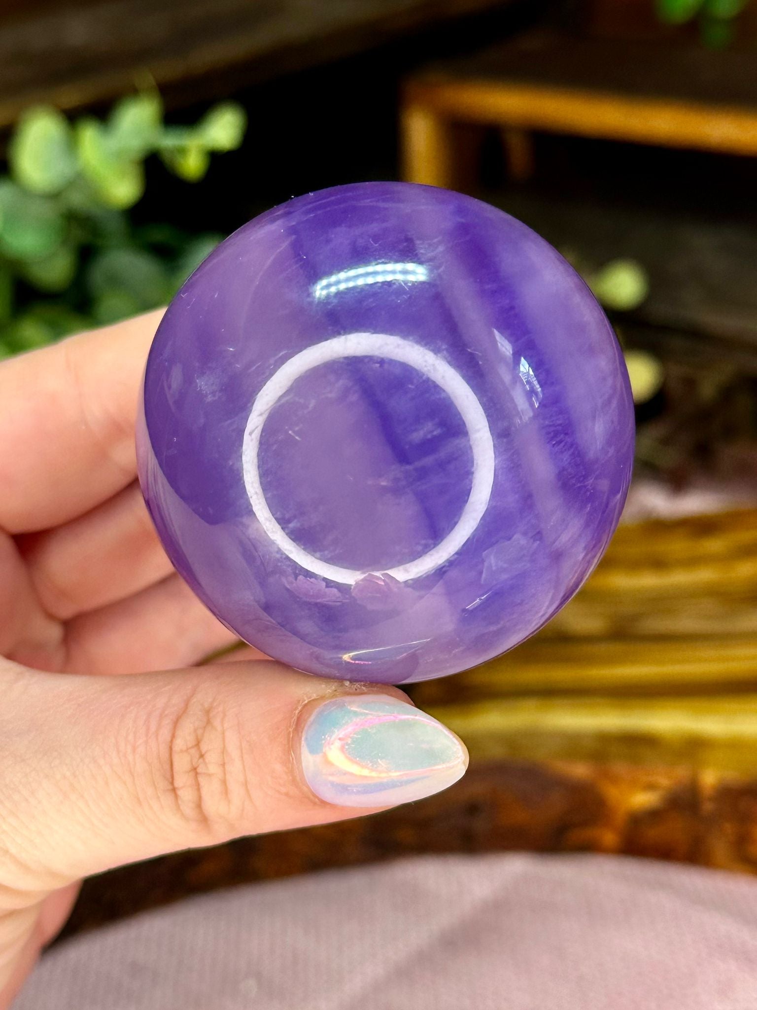 Purple Fluorite Sphere #2