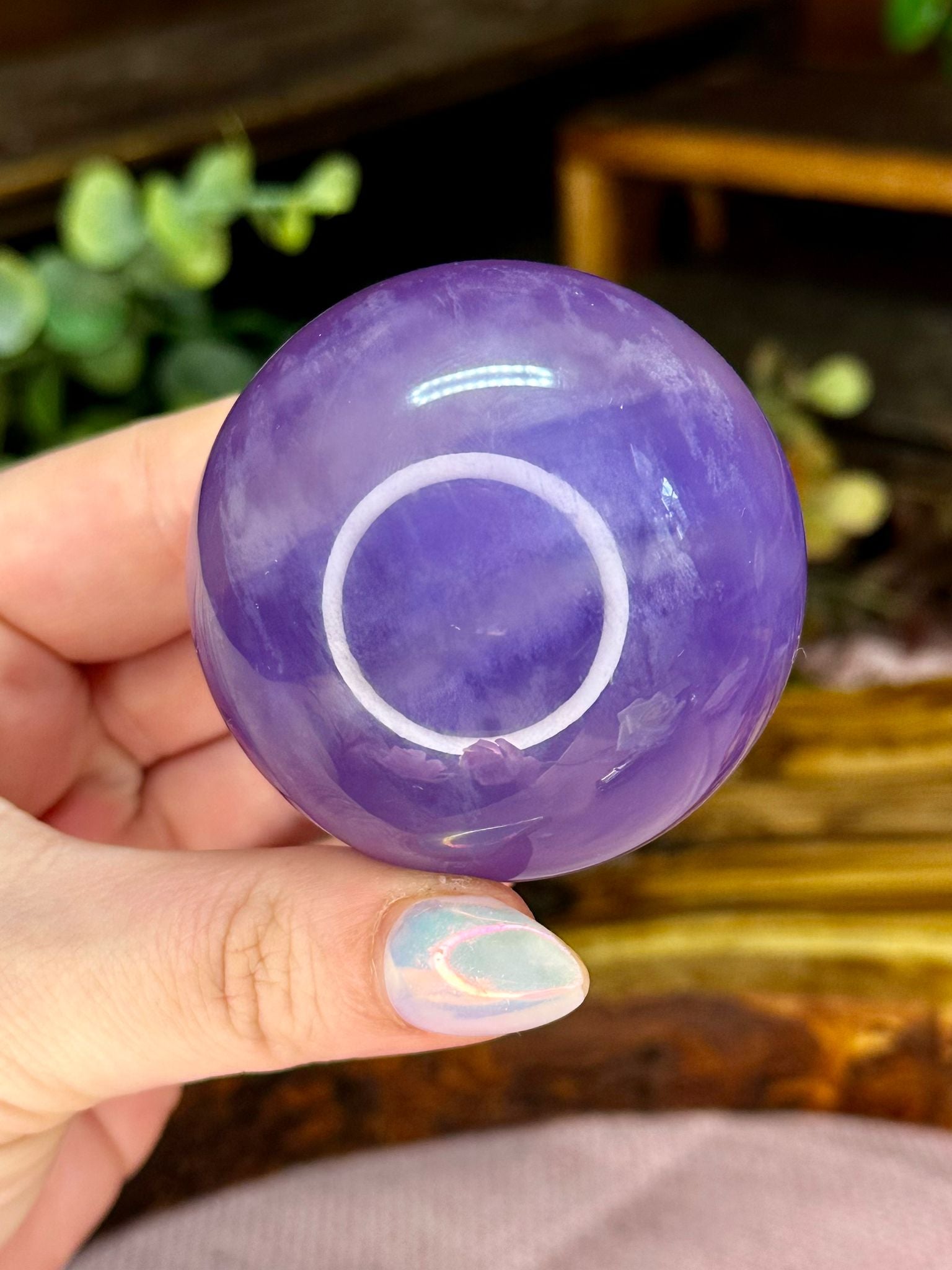 Purple Fluorite Sphere #2