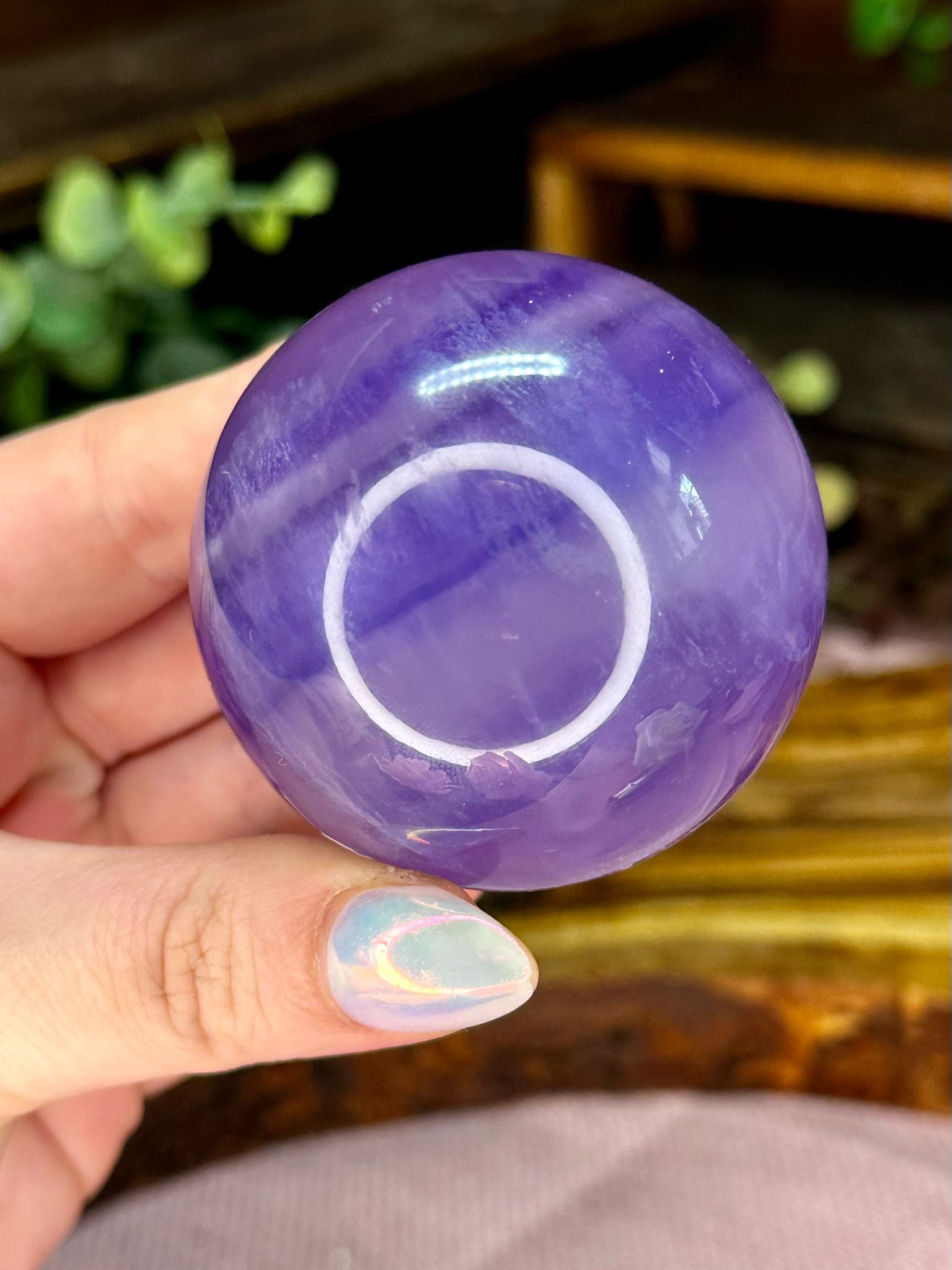 Purple Fluorite Sphere #2