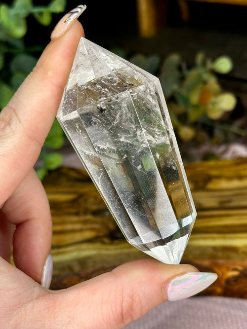 Clear Quartz Vogel Wand (Double Terminated)