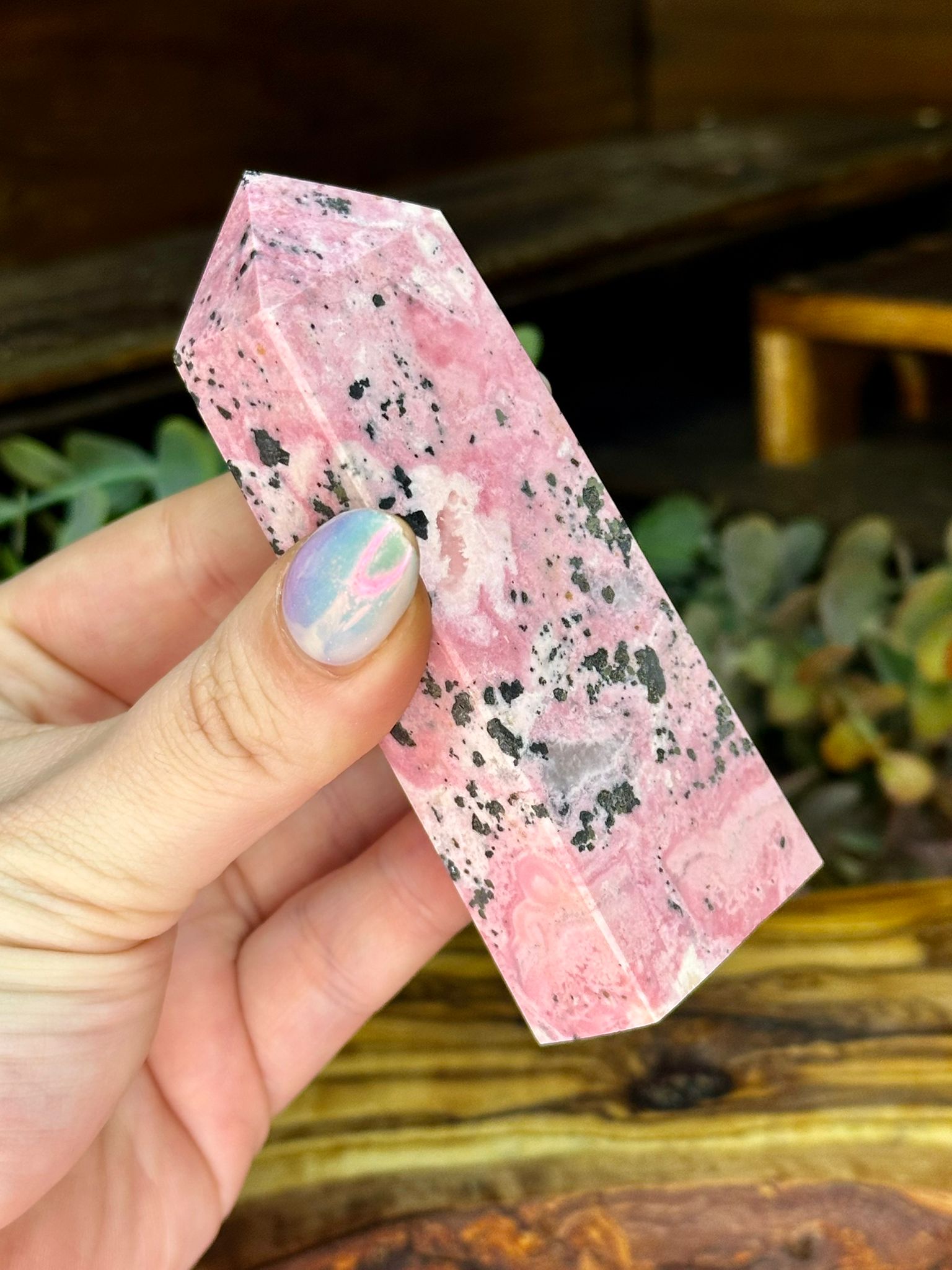 Peruvian Rhodonite Tower #2