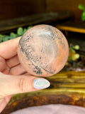 Coral Picture Jasper Sphere